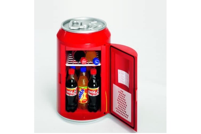 Coca-Cola® Kleiner Display-Kühlschrank für Getränke 115 L Flasche Rot